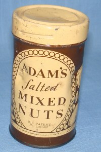 ADAMS_SALTED_MIXED_NUTS_US_PATENT_NUMBER_1903082_NOVELTY_GAG_SPRING_SNAKE_IN_CAN